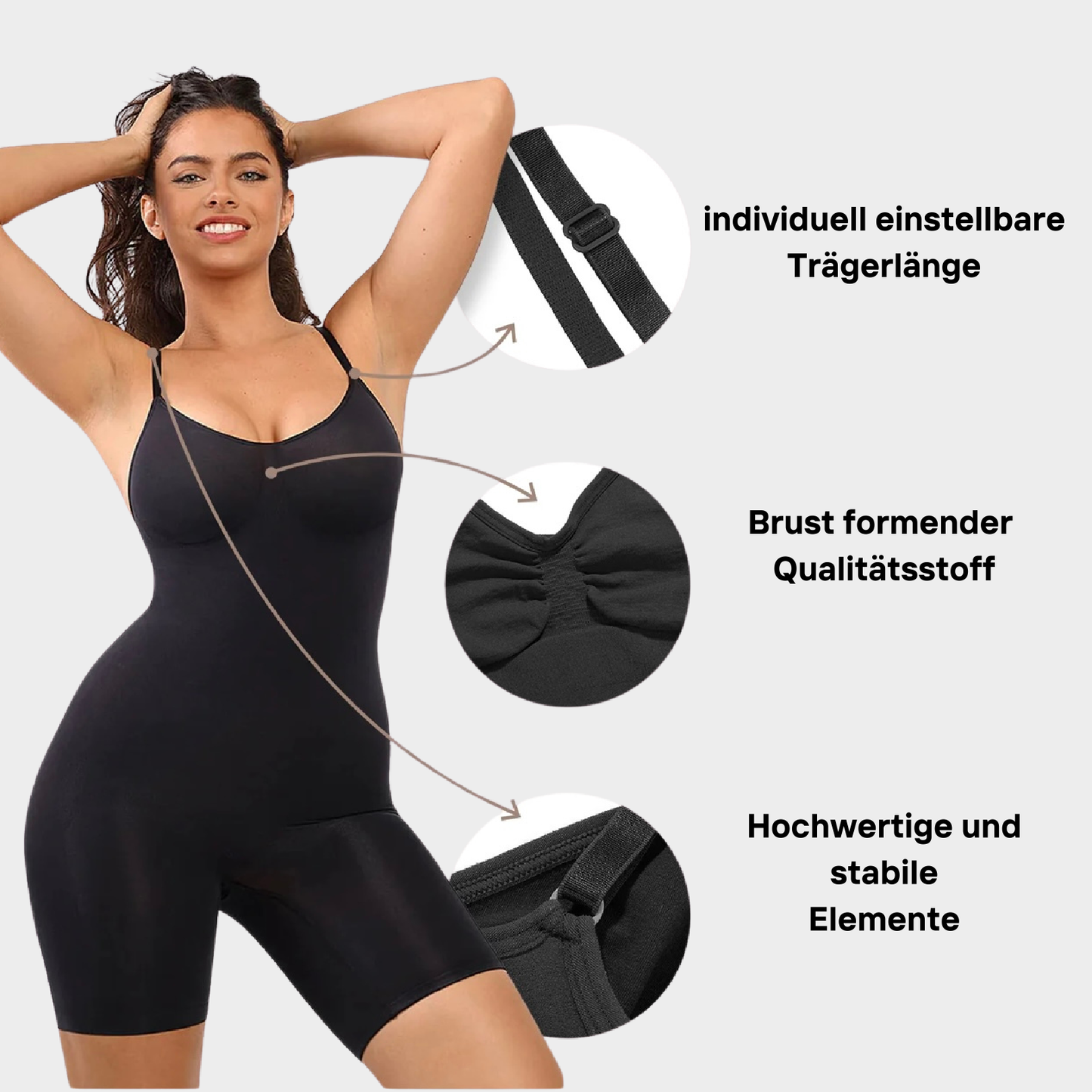 Bodysuit Sculpting mit Hose Shapewear